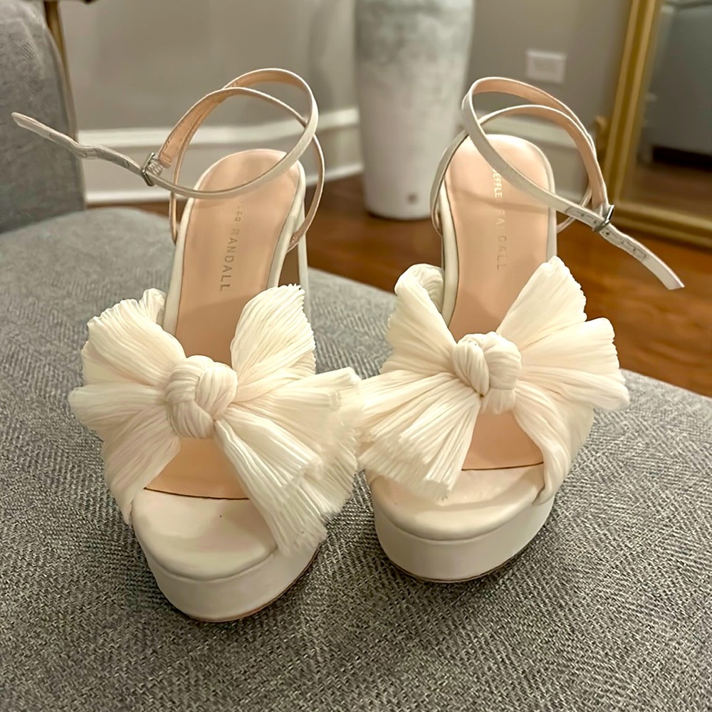 New Loeffler Randall - Natalia Pleated Knot Platform